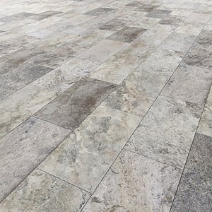 3D Tile Travertine model