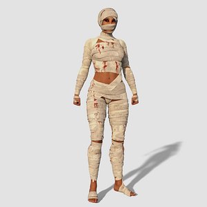 Mummy Rigged Low-poly 3D model 3D model