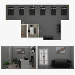 Hitzone  Gym  Workout 3D Floor Plan 3D