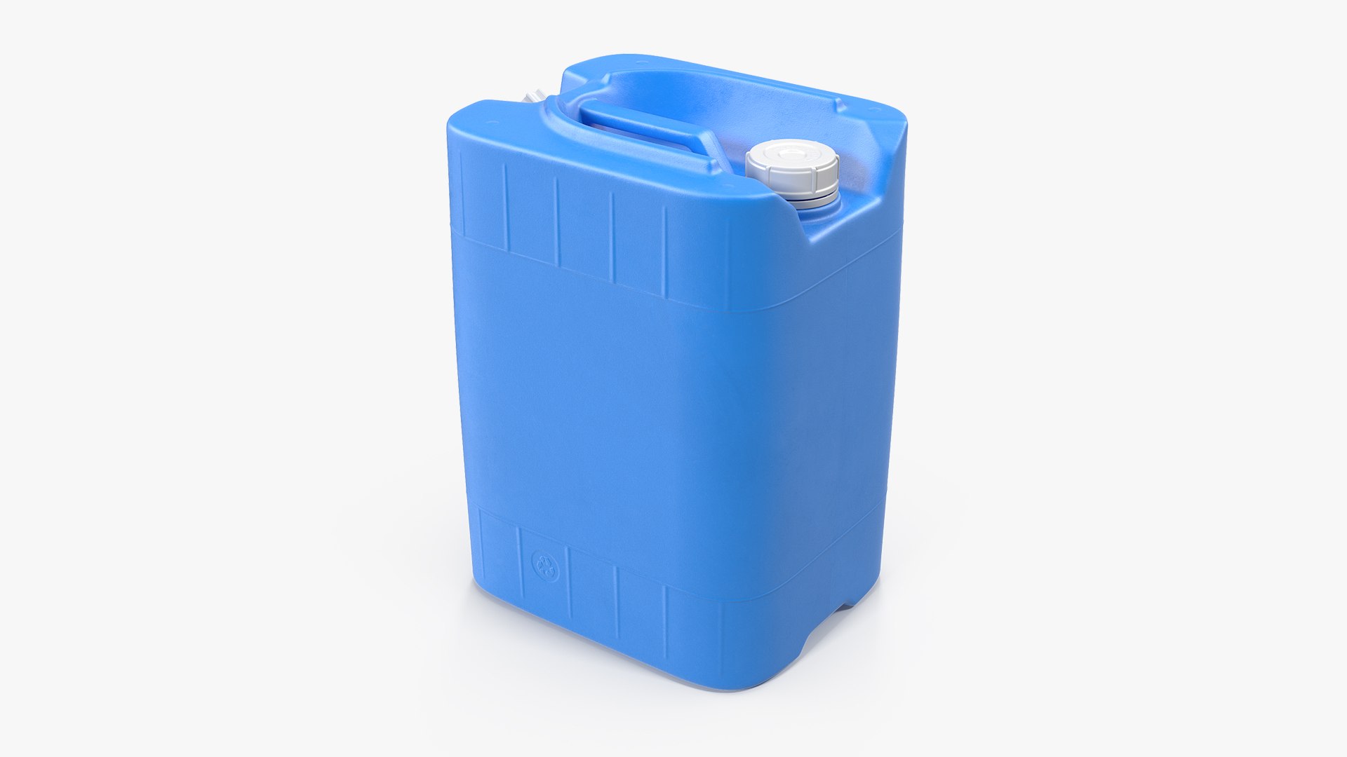 Plastic Water Tank 5 Gal 3D model preview