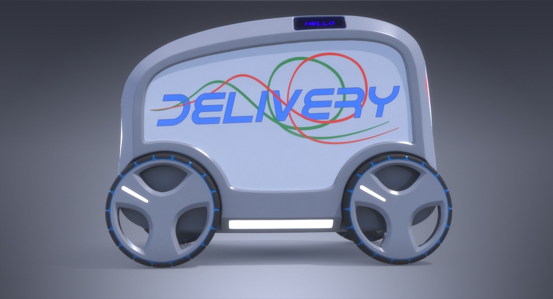 3D Delivery Concept Model - TurboSquid 1182874