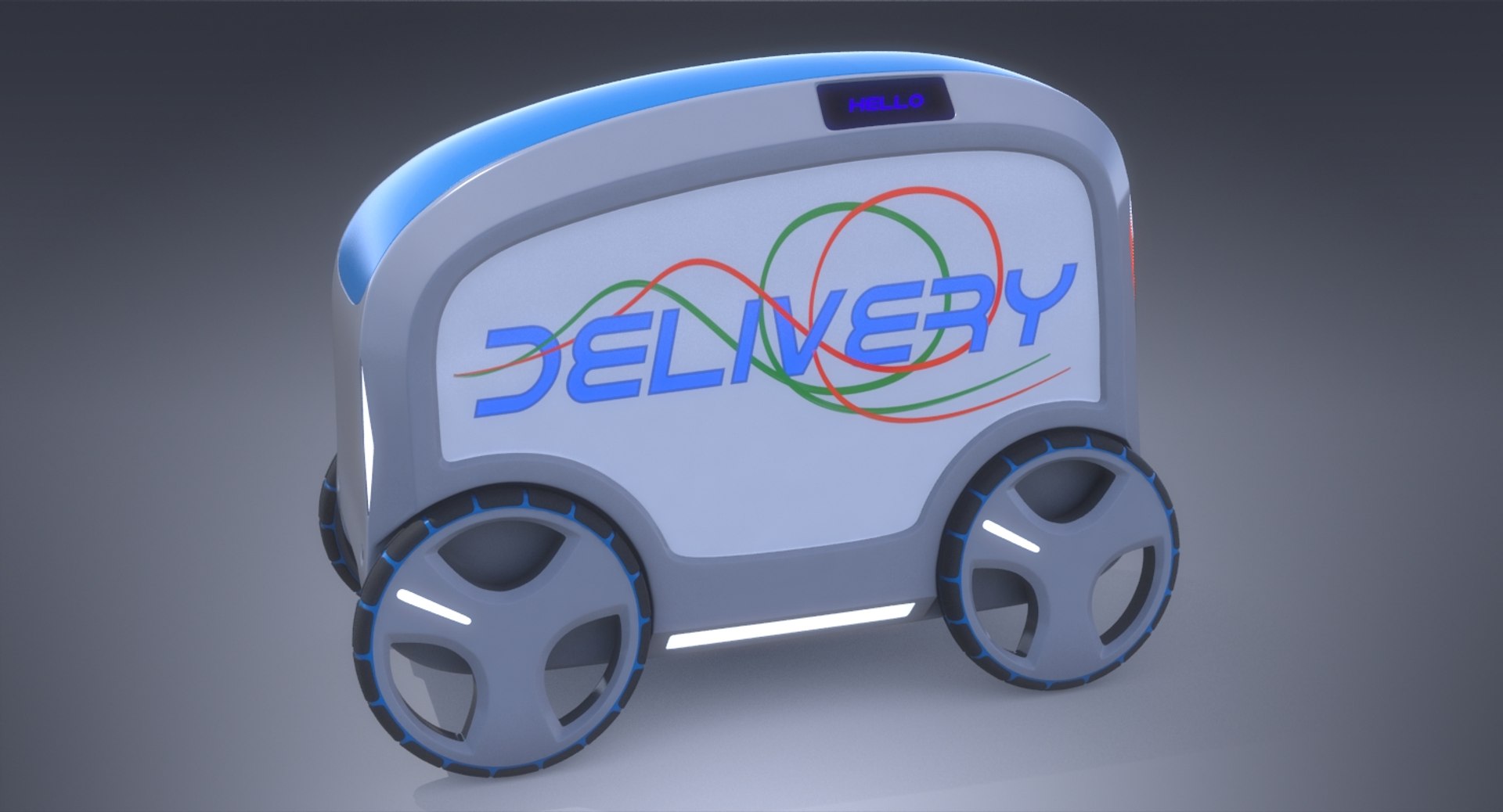 3D Delivery Concept Model - TurboSquid 1182874