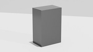 Paper box 3D model
