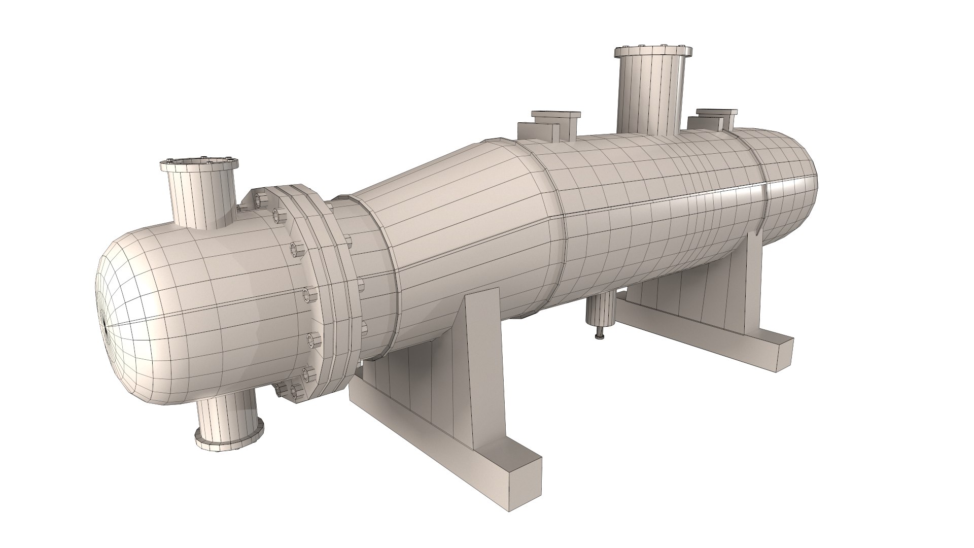 3D Model Kettle Reboiler TurboSquid 2140553