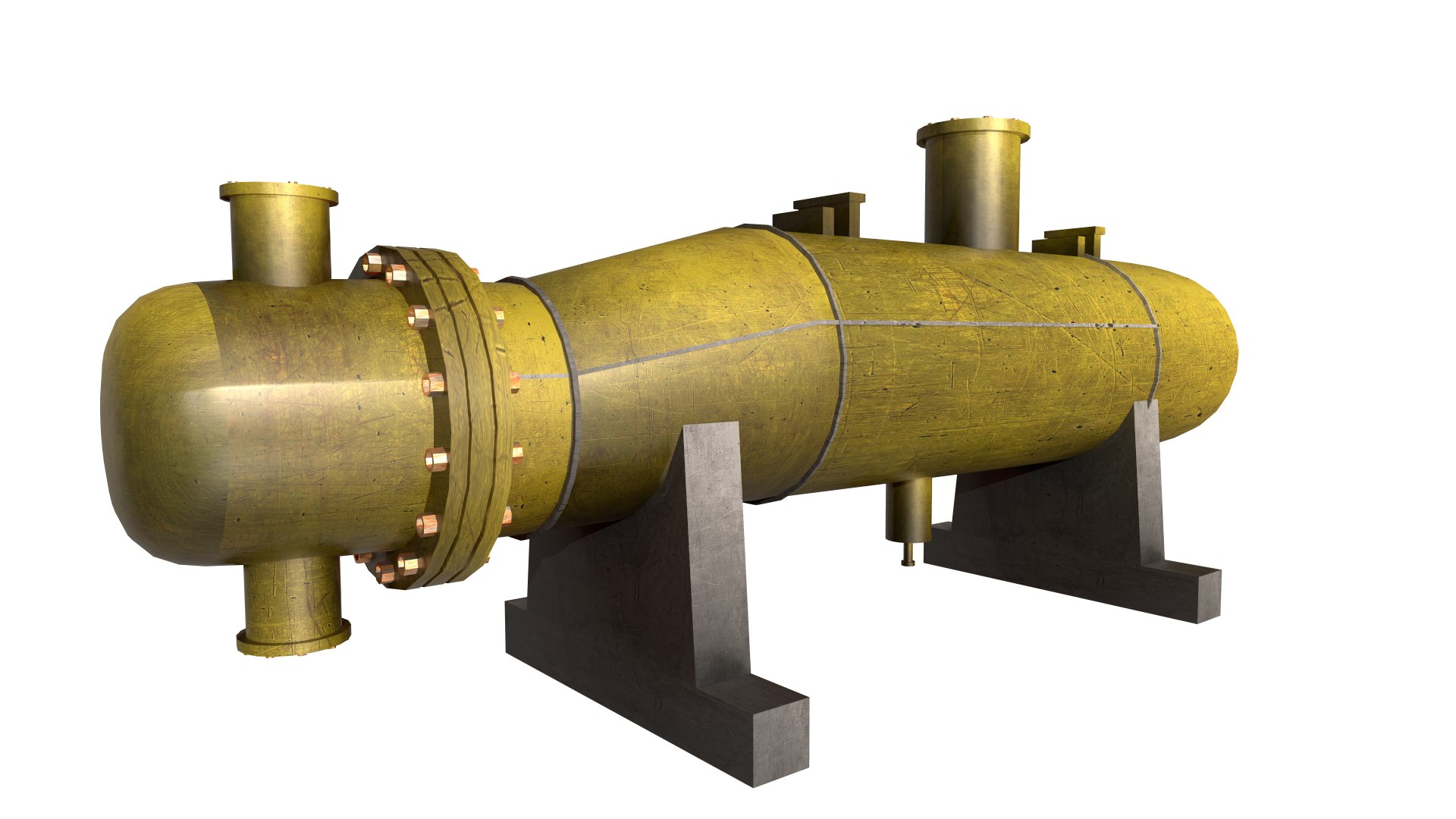 3D Model Kettle Reboiler TurboSquid 2140553