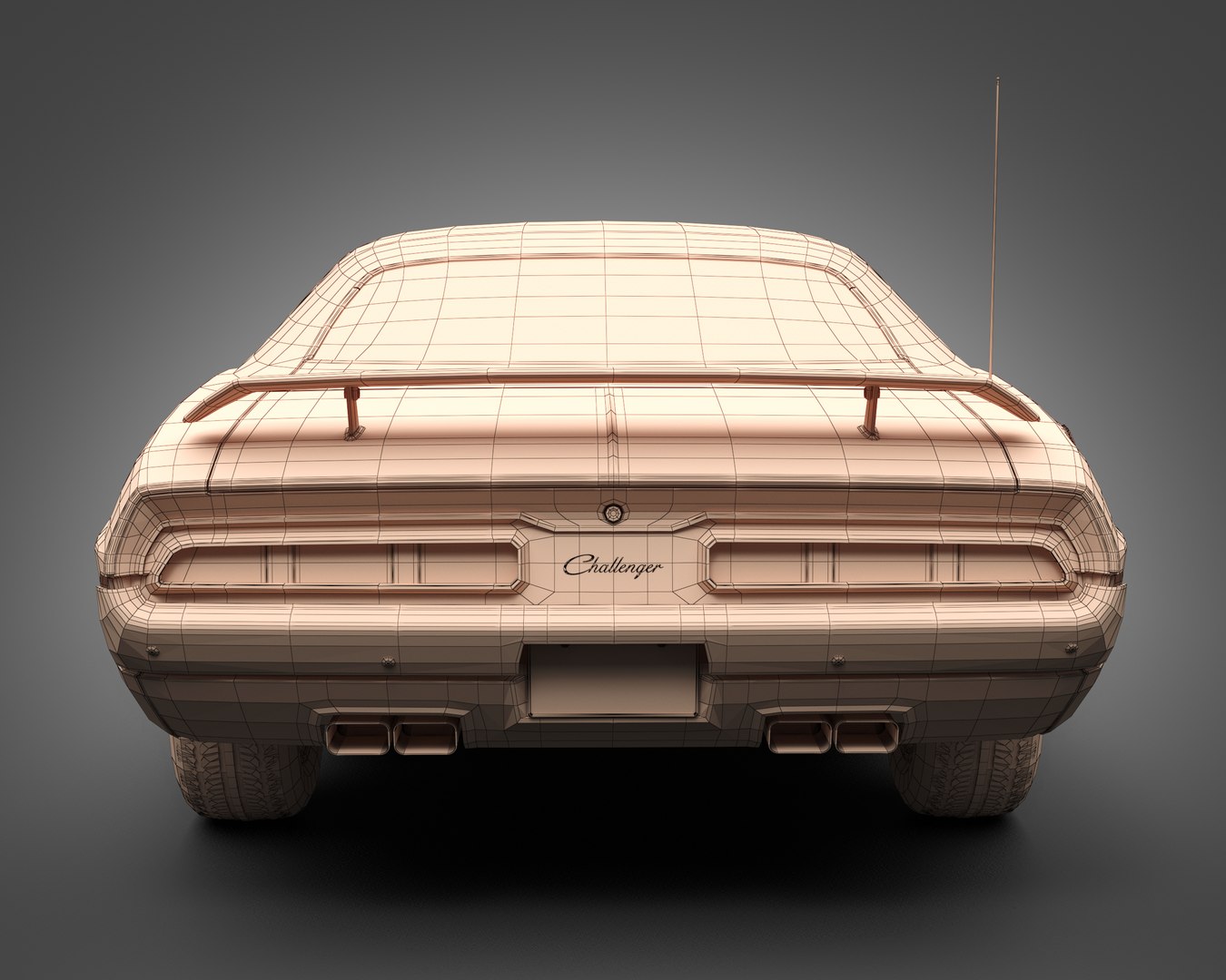 1971 Dodge Challenger RT 3D Model - TurboSquid 1739224