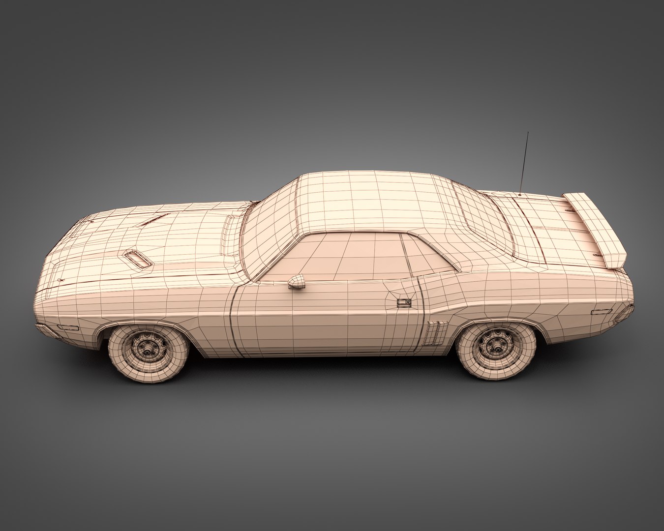 1971 Dodge Challenger RT 3D Model - TurboSquid 1739224