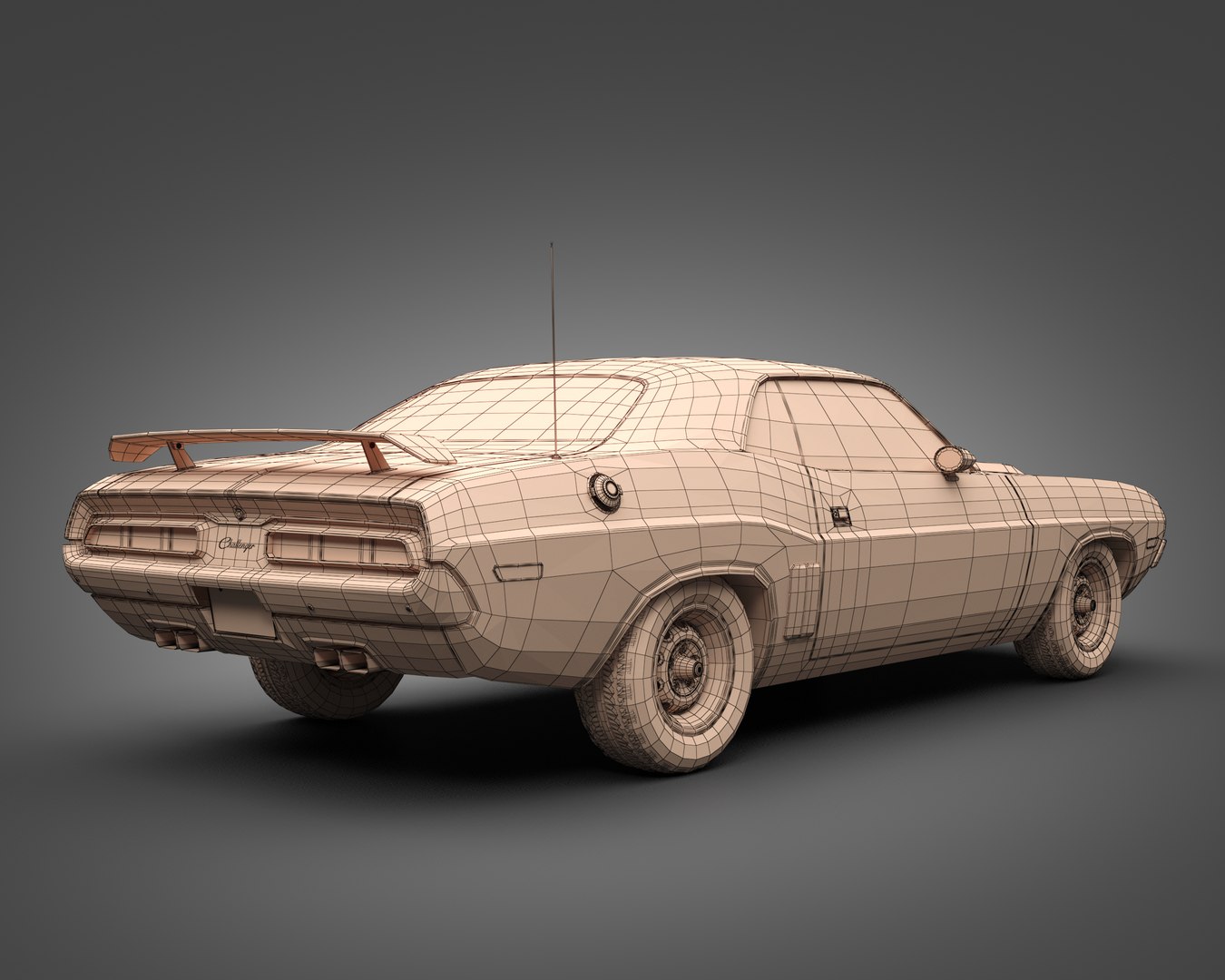 1971 Dodge Challenger RT 3D Model - TurboSquid 1739224