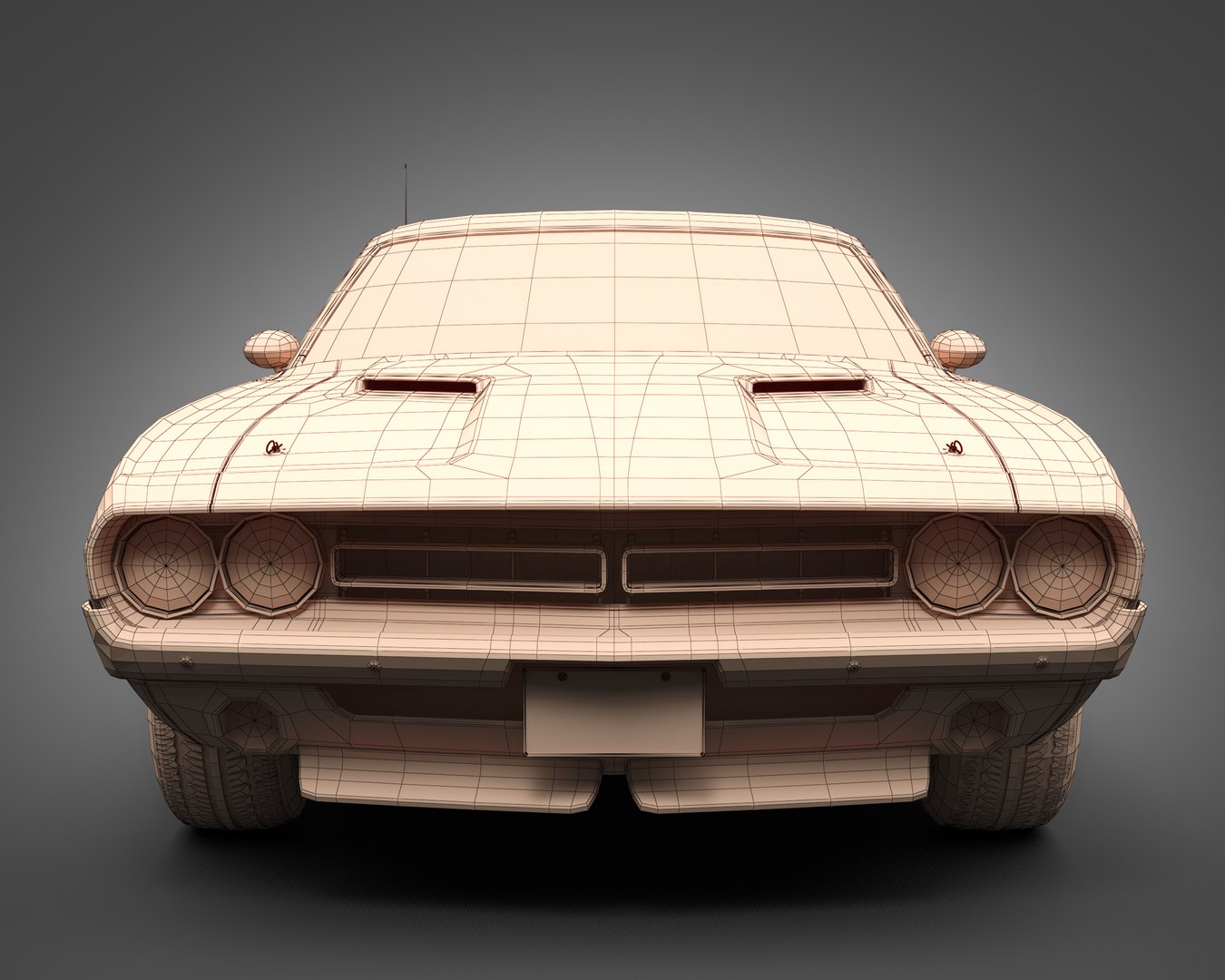 1971 Dodge Challenger RT 3D Model - TurboSquid 1739224