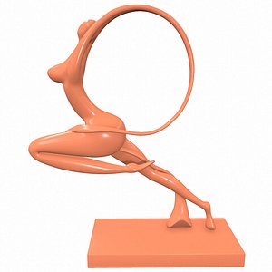 Abstract sculpture M082 3D model