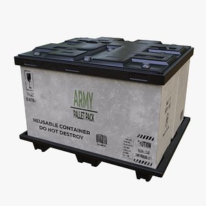 3D model Military pallet - 3d Model