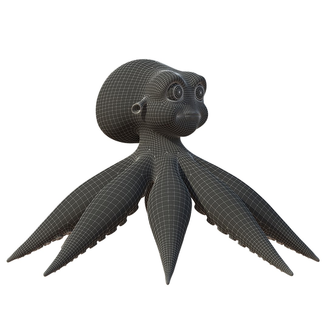 Rigging Octopus Model - TurboSquid 1183080