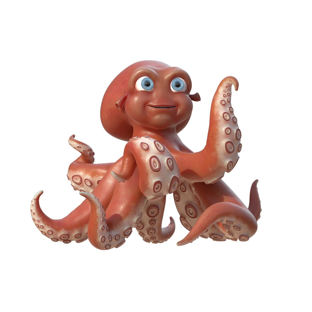 Rigging Octopus Model - TurboSquid 1183080