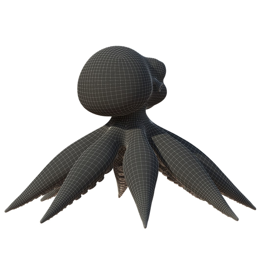 Rigging Octopus Model - TurboSquid 1183080