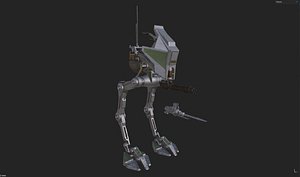 AT-RT Star Wars Vehicle With Animations 3D