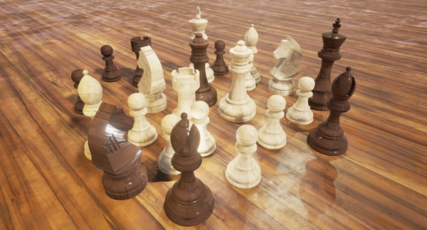 modelo 3d Piezas de ajedrez - TurboSquid 1085095