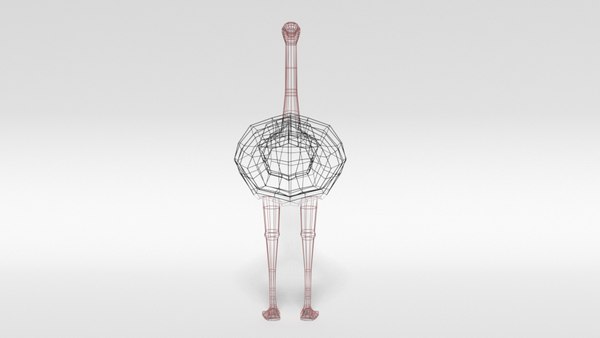 3D ostrich blender ready model - TurboSquid 1511403
