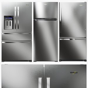 3D Whirlpool Refrigerator Collection