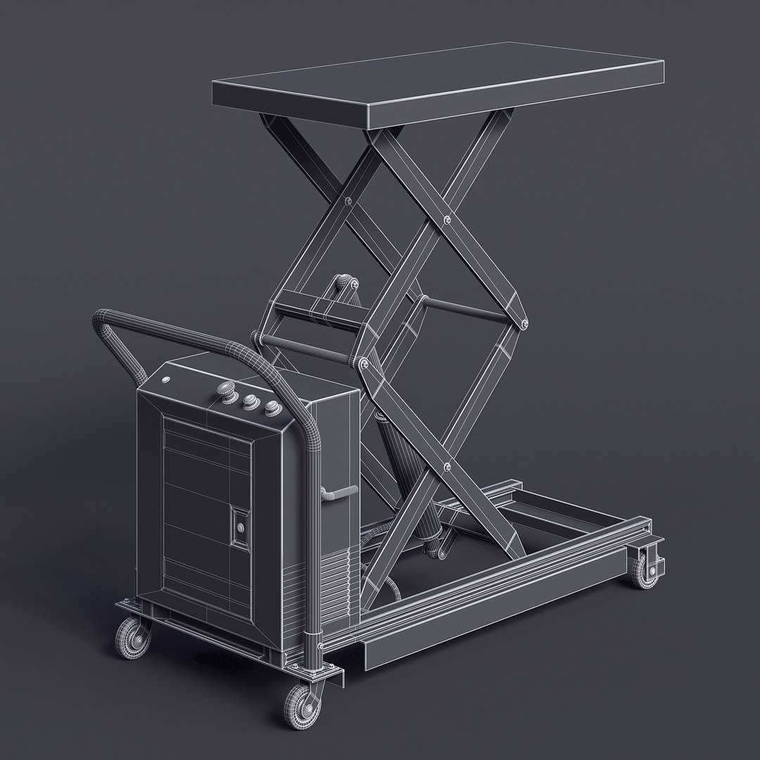 3D model Scissor Lift Table I TurboSquid 2037324