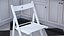 Silla Plegable Blanca Abierta