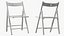 Silla Plegable Blanca Abierta
