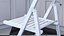Silla Plegable Blanca Abierta