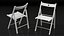 Silla Plegable Blanca Abierta