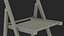Silla Plegable Blanca Abierta