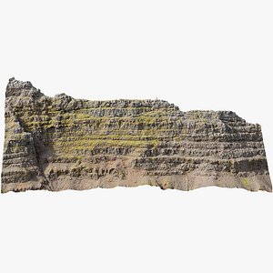 Faroe Mountain Cliffs - 3D PBR Model1