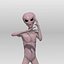 Modèle 3D Alien Rigged
