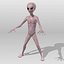 Modèle 3D Alien Rigged