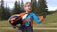 KTM-Motocross-Fahrer für Jugendliche, komplette Ausrüstung für Cinema 4D