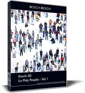 Dosch 3D - Lo-Poly People Vol 1