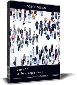 Dosch 3D - Lo-Poly People Vol 1