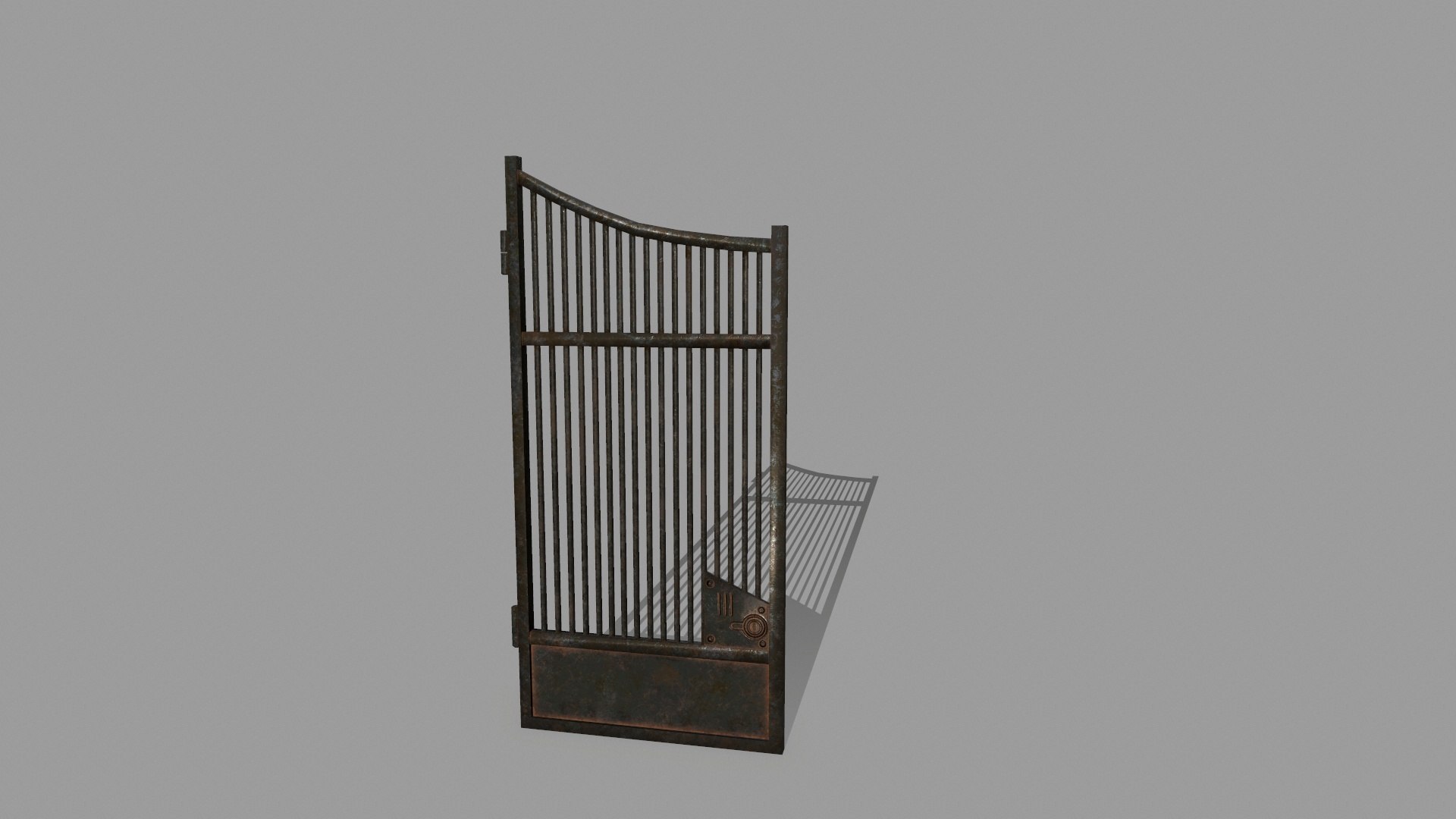 3D Gate Wall Model - TurboSquid 1342252