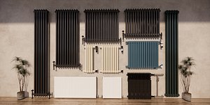 3D radiator heater-A4 model