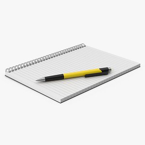 Notepad With Yellow Pen