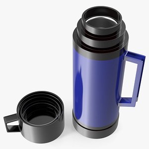 3D Thermos Flask with Handle
