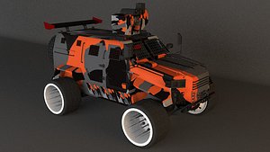 3D truck war model