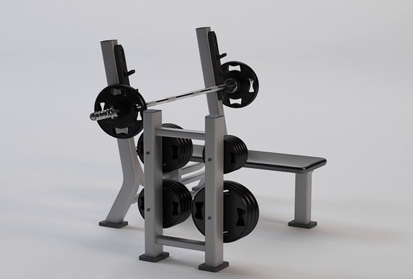 3d model exercise equipment