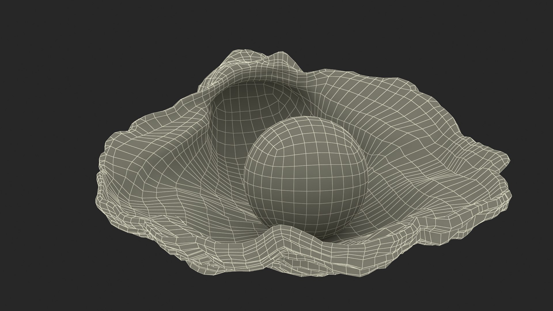 Pearl In Colored Shell Model - TurboSquid 2387380