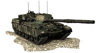 Chieftain Mk 6 United Kingdom Battle Tank