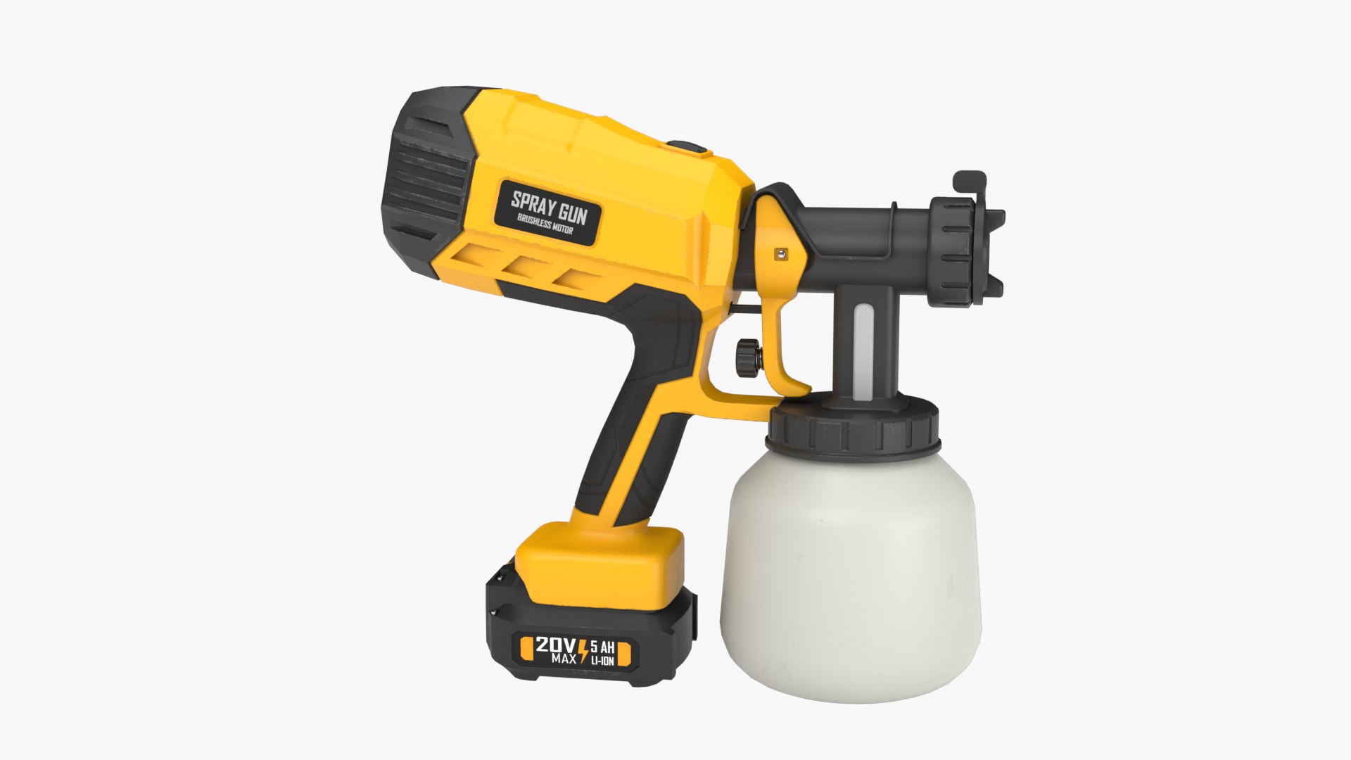 Spray Gun 3D Model - TurboSquid 2257661