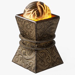Ancient Lamp PBR 3D