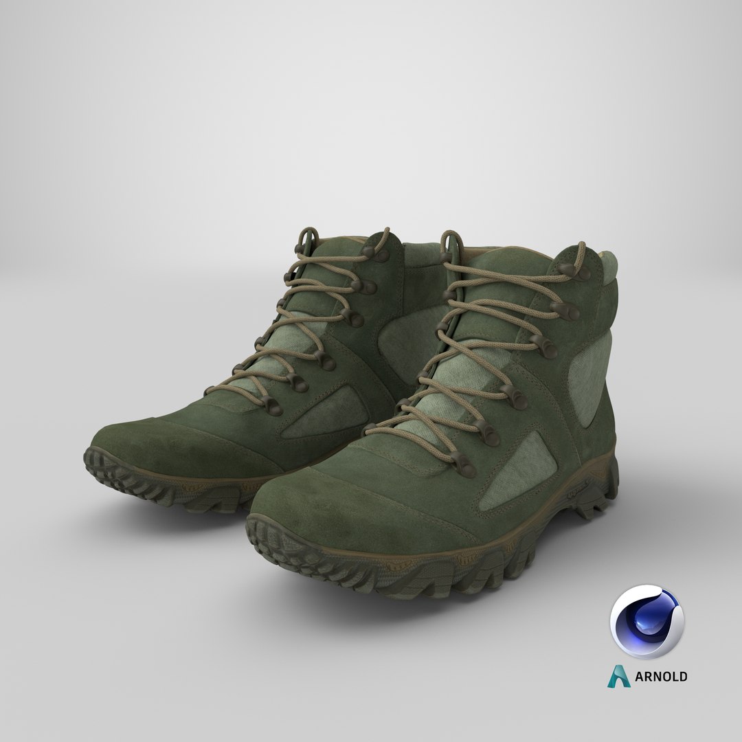3D realistic boots green model https://p.turbosquid.com/ts-thumb/R9/NaX967/reiBRol5/stemcell_cinema_4d_arnold_render/png/1565710976/1920x1080/fit_q87/f41df112349fd5faae2c47c62494a53f2cce0955/stemcell_cinema_4d_arnold_render.jpg