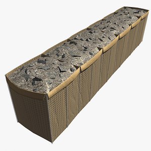 3d model of hesco bastion