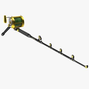 EatMyTackle 80 Wide 2Speed Fishing Reel Long Dredge Rod