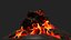 山の溶岩