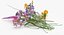 Prop Wild Flower Bouquet Pose 01 and Pose 02 3D