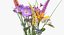 Prop Wild Flower Bouquet Pose 01 and Pose 02 3D